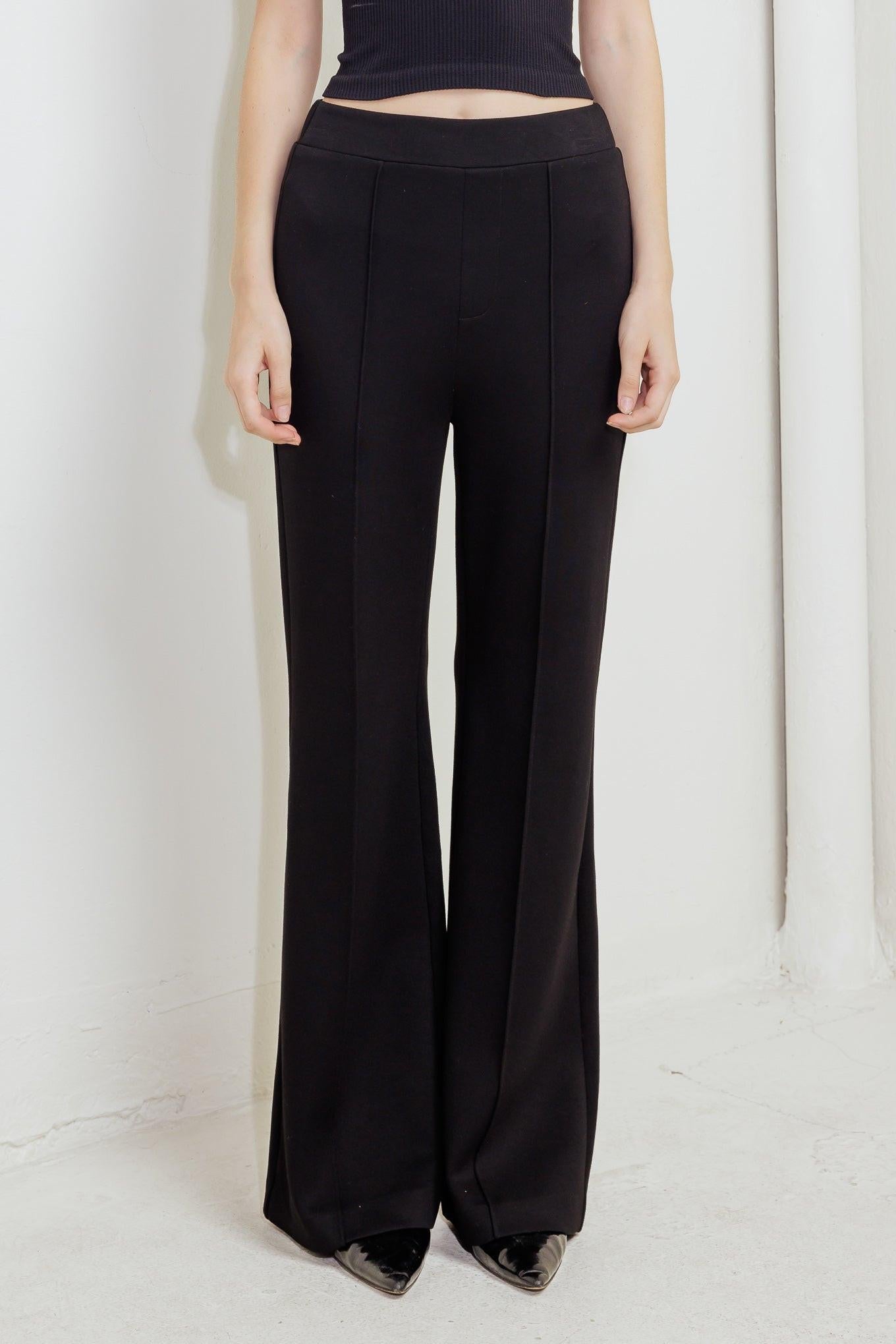 MODERN FLOW BLACK WOVEN PANTS Flying Tomato