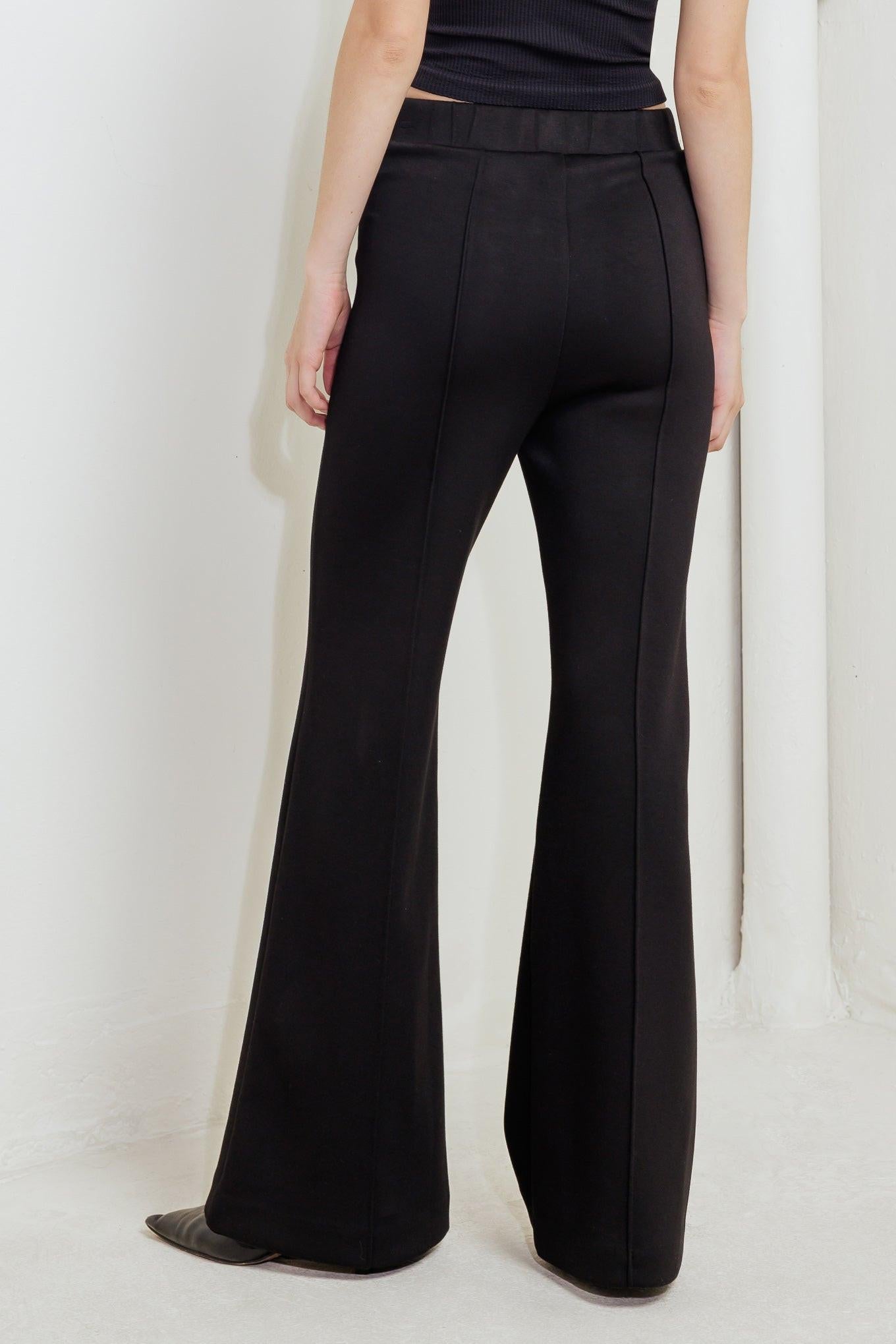 MODERN FLOW BLACK WOVEN PANTS Flying Tomato
