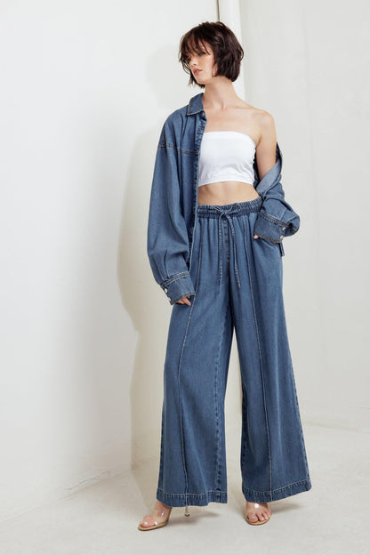 OFFLINE EDGE INDIGO DENIM PANTS Flying Tomato