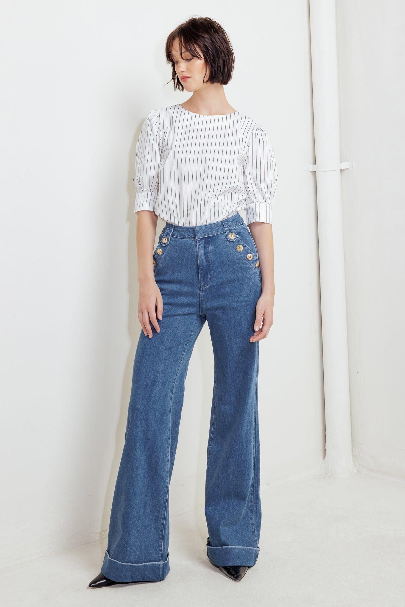 NOSTALGIA FIELD DENIM PANTS Flying Tomato