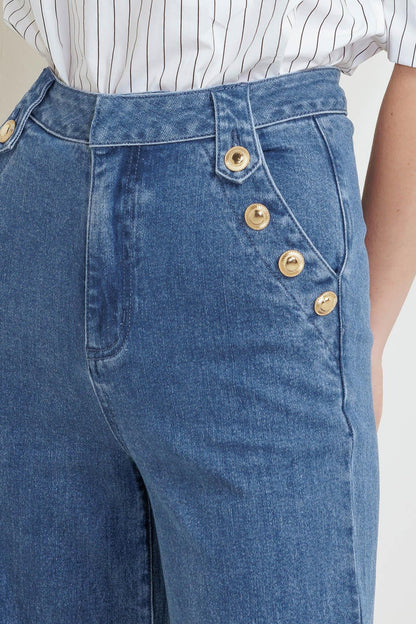 NOSTALGIA FIELD DENIM PANTS Flying Tomato