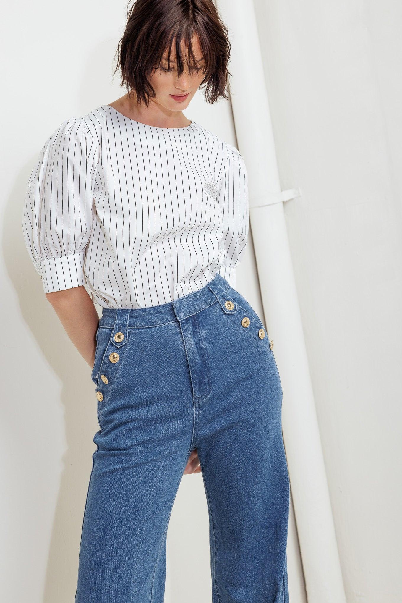 NOSTALGIA FIELD DENIM PANTS Flying Tomato