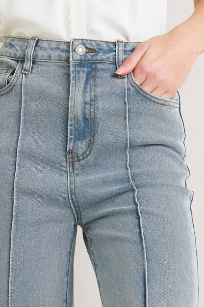 MODERN NEUTRAL DENIM PANTS Flying Tomato