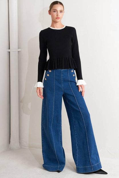 STREET READY DENIM PANTS Flying Tomato