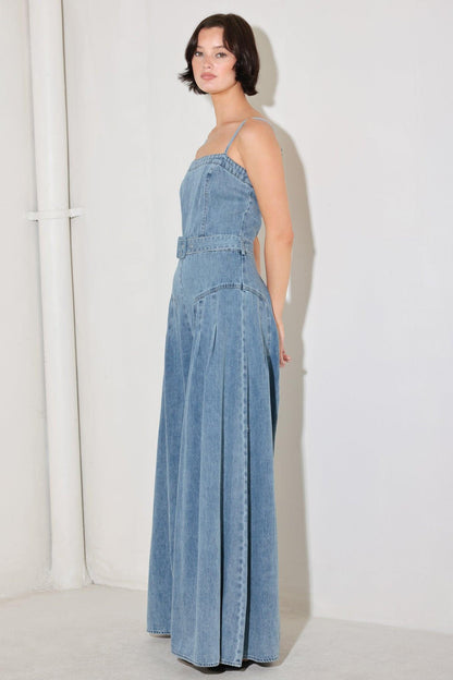 COASTAL CONFIDENCE DENIM JUMPSUIT Flying Tomato
