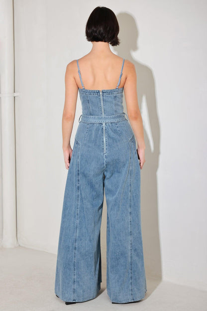 COASTAL CONFIDENCE DENIM JUMPSUIT Flying Tomato