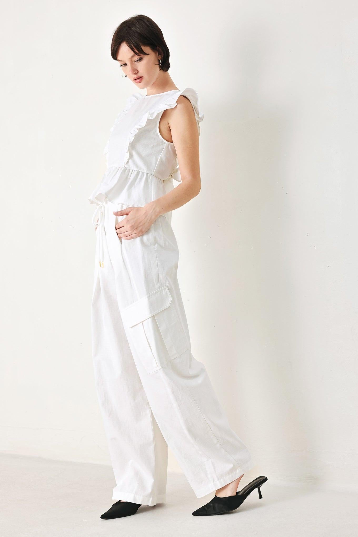 CRISP ESSENTIAL WOVEN BALLON PANTS Flying Tomato