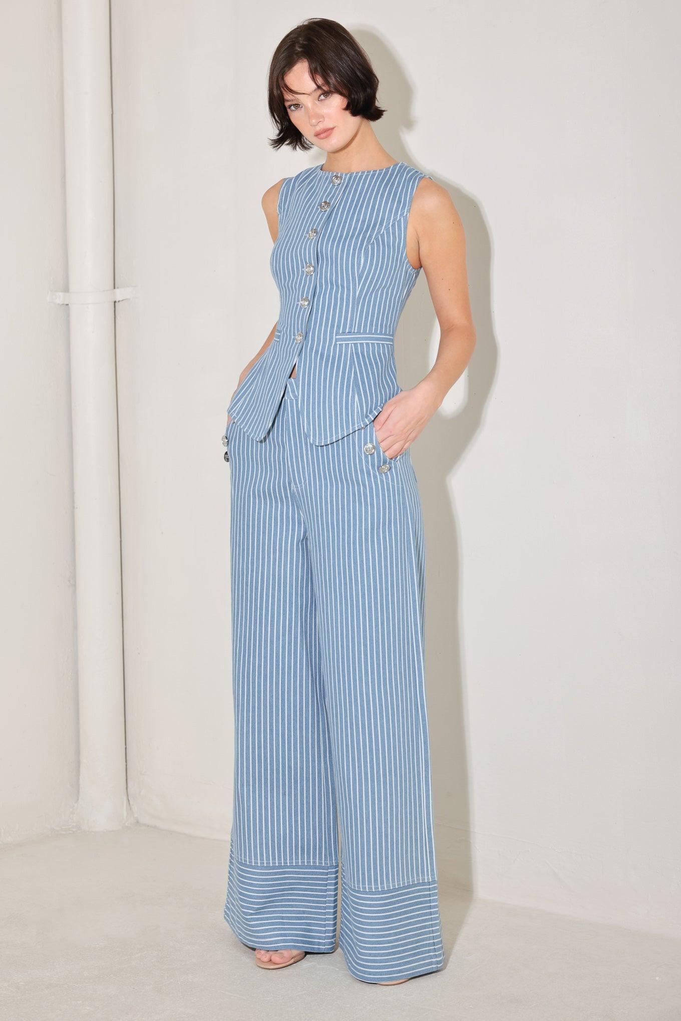 PINSTRIPE PRESTIGE WOVEN PANTS Flying Tomato
