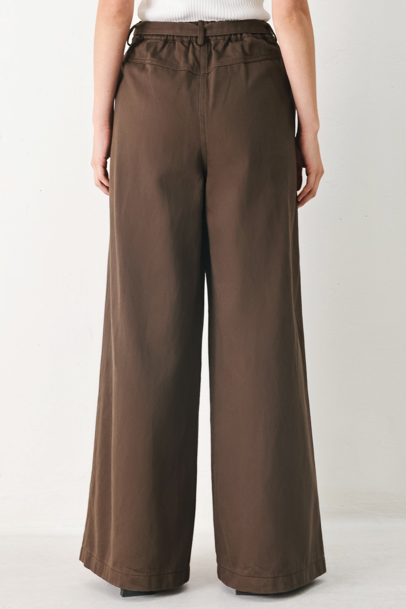 BROWN SUGAR STATEMENT WOVEN PANTS Flying Tomato
