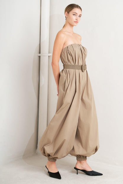 QUIET SENSUALITY WOVEN JUMPSUIT Flying Tomato