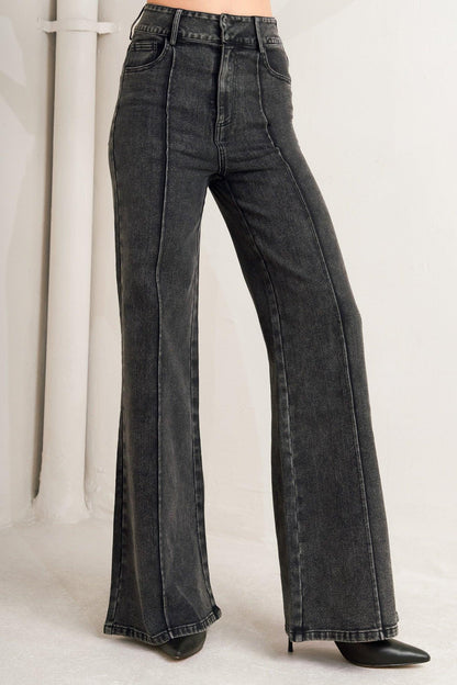 ELEGANT EVERYDAY LOOK DENIM PANTS Flying Tomato