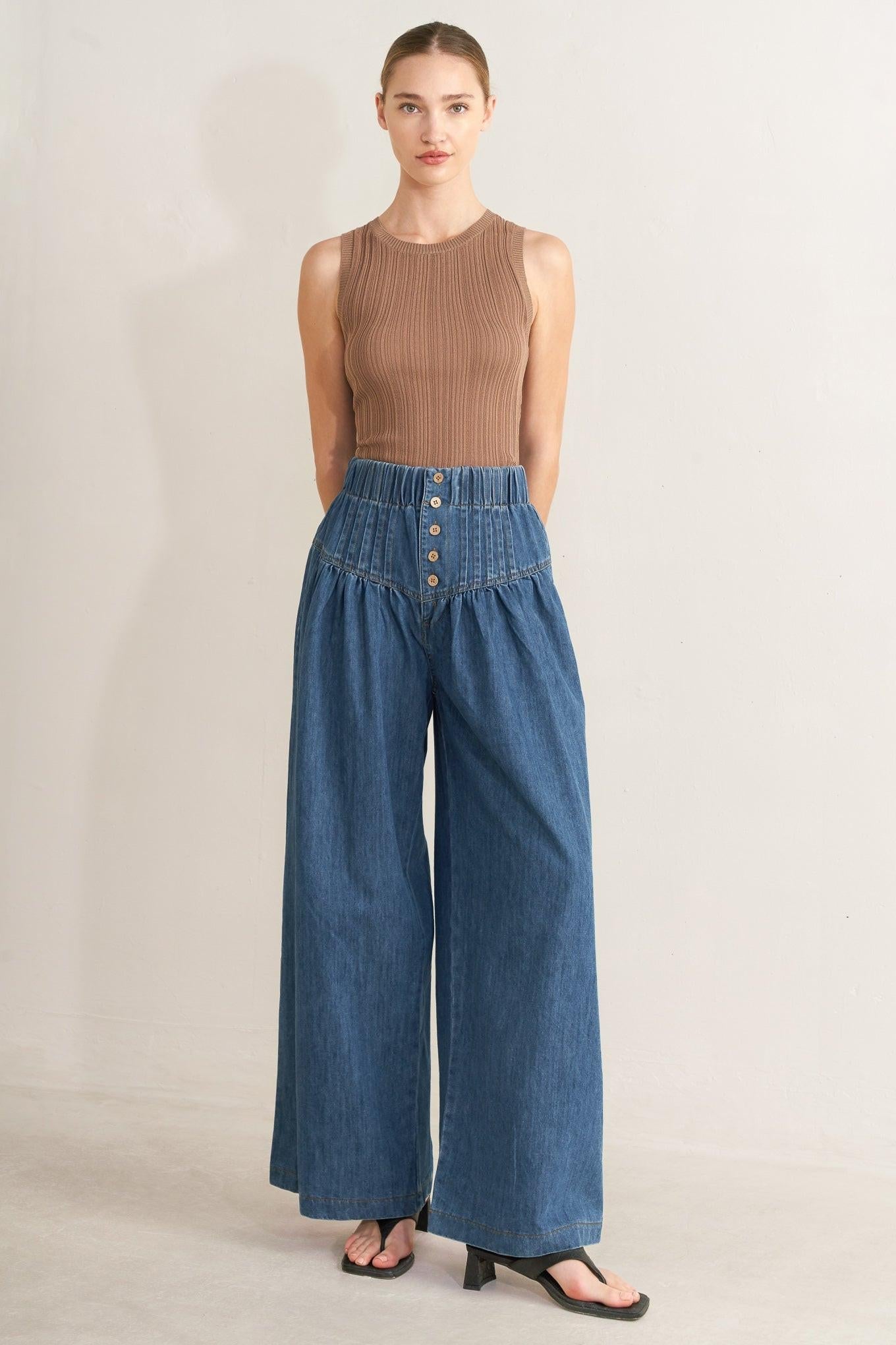 PACIFIC BREEZE DENIM PANTS Flying Tomato