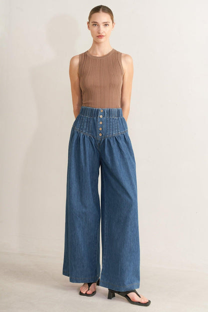 PACIFIC BREEZE DENIM PANTS Flying Tomato