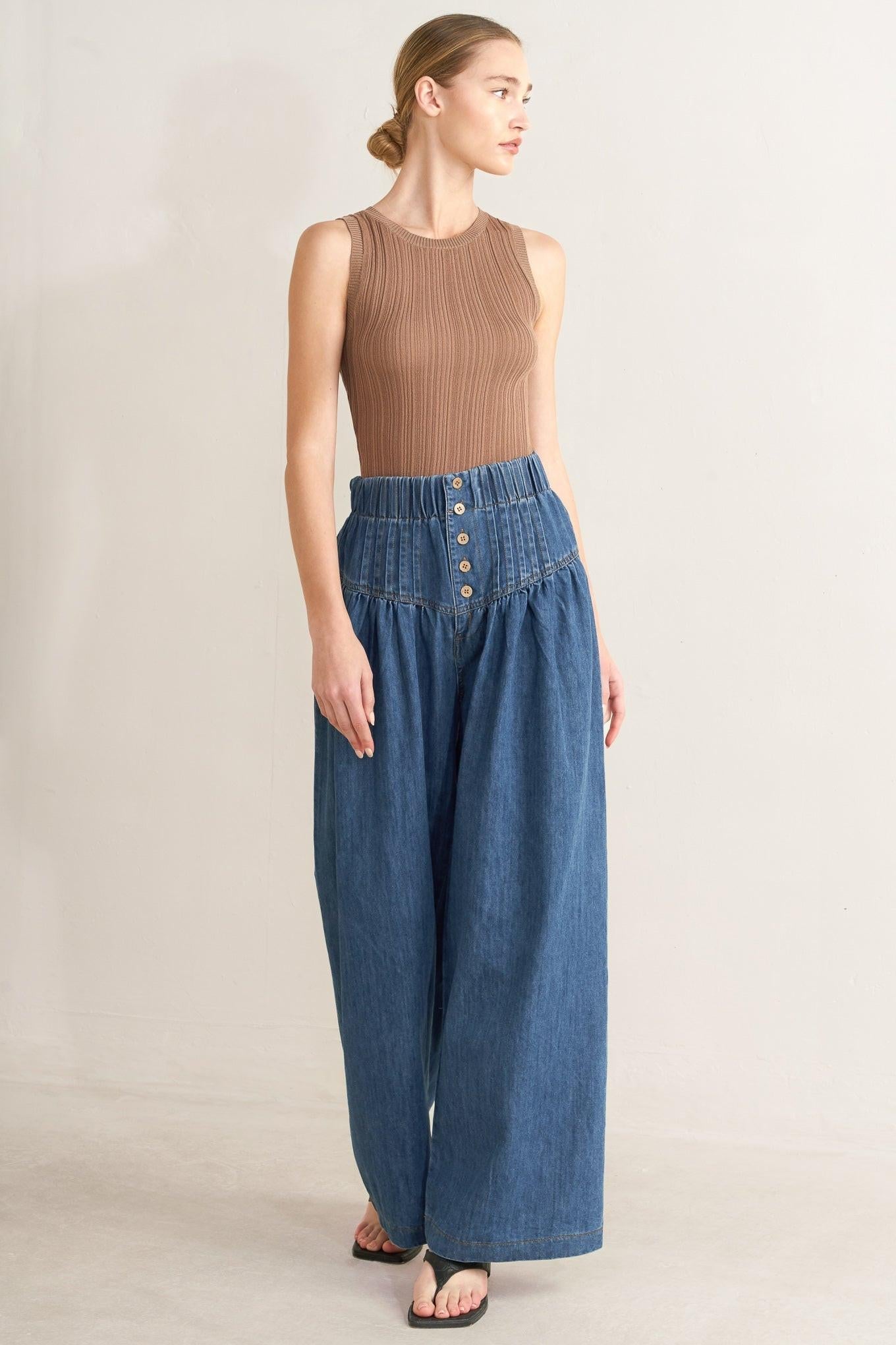 PACIFIC BREEZE DENIM PANTS Flying Tomato