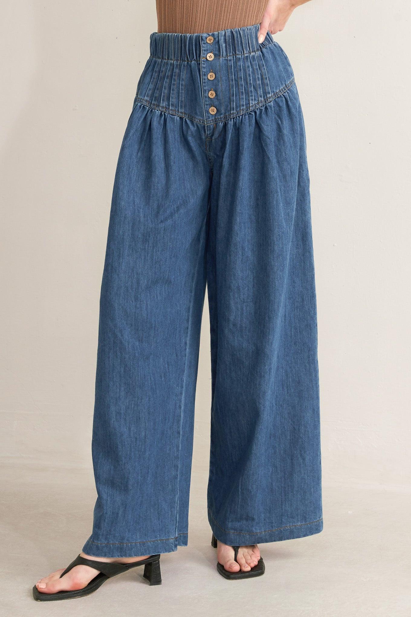 PACIFIC BREEZE DENIM PANTS Flying Tomato