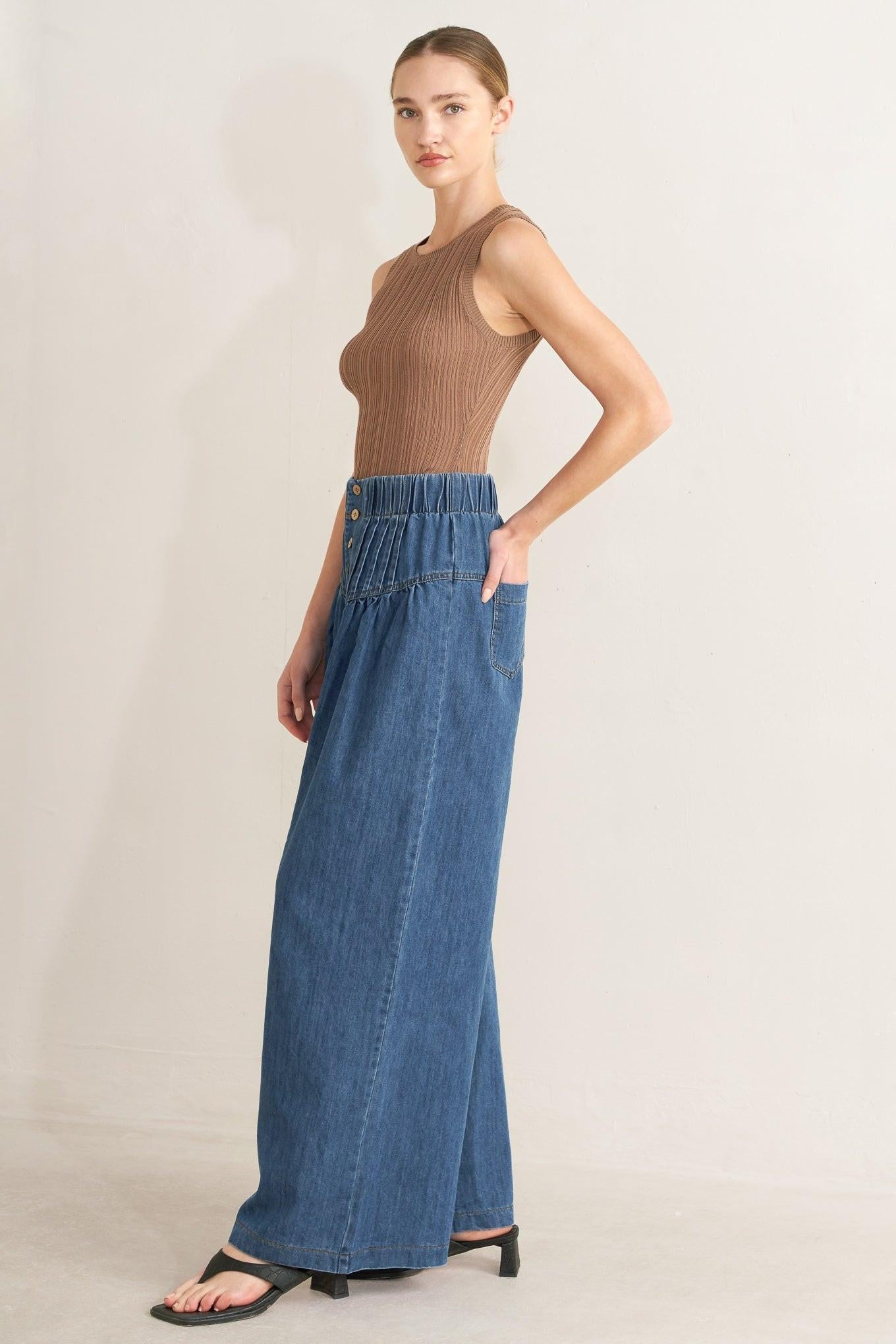 PACIFIC BREEZE DENIM PANTS Flying Tomato