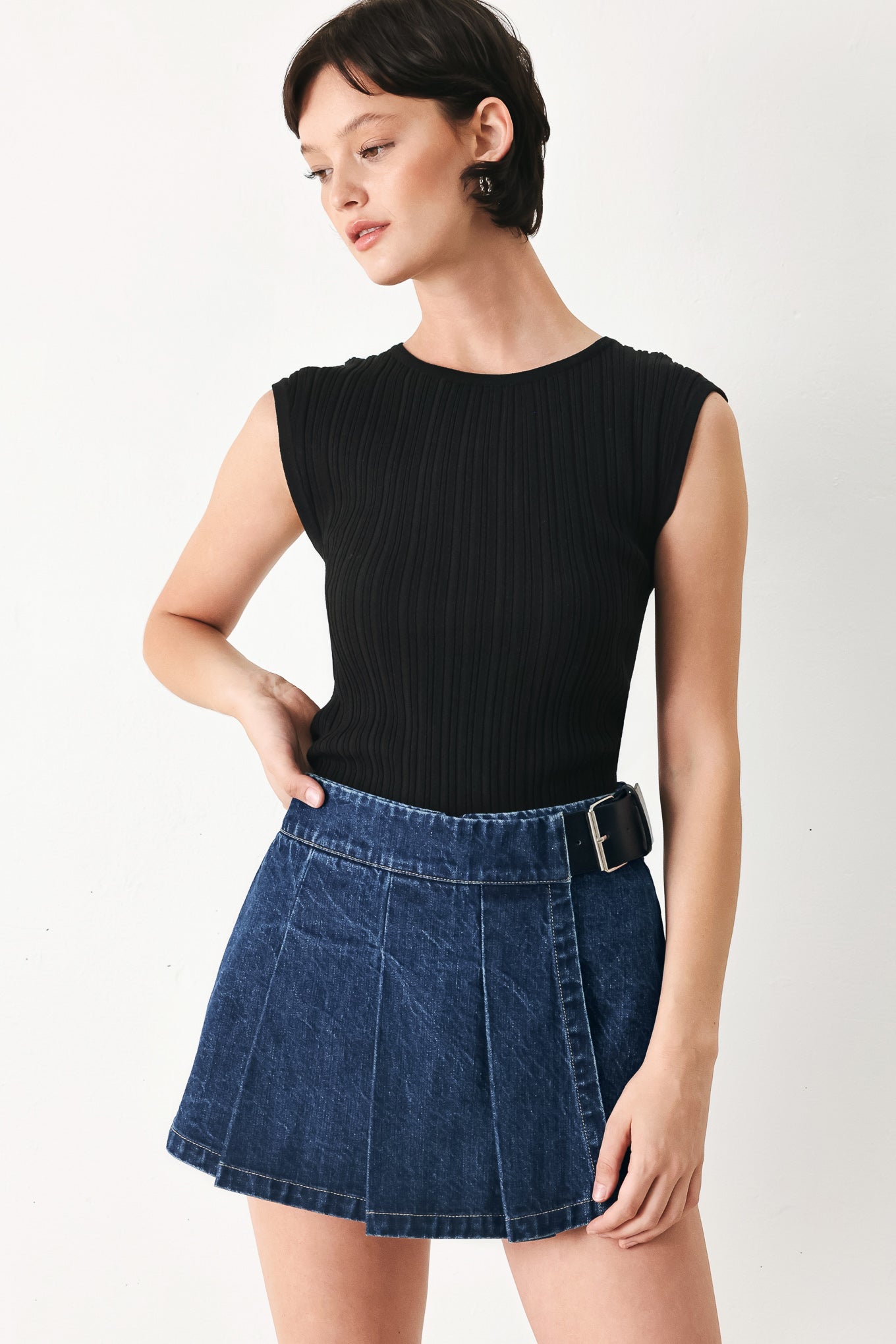 OFF DUTY DENIM SKORT Flying Tomato