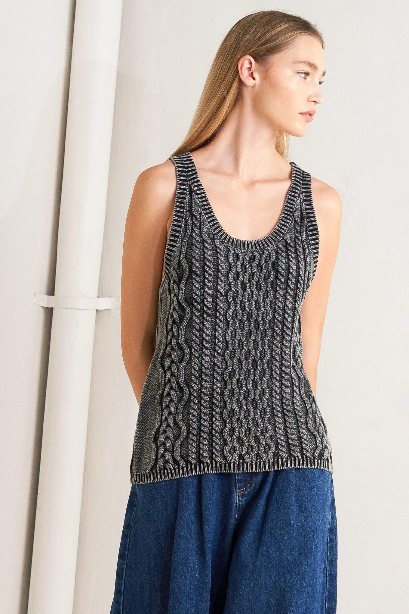 NEVER FORGET KNIT TANK TOP Flying Tomato