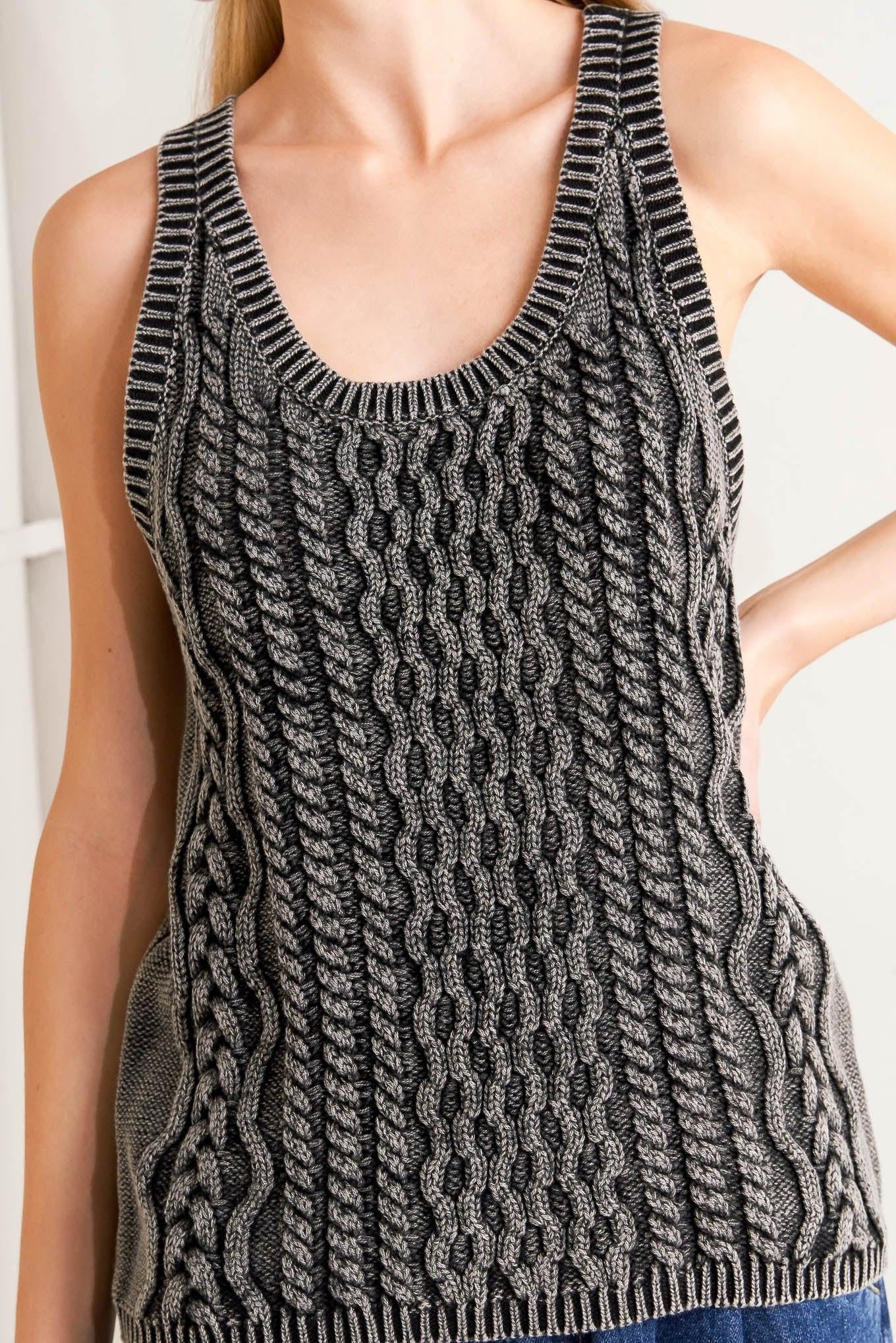 NEVER FORGET KNIT TANK TOP Flying Tomato