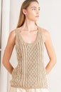 NEVER FORGET KNIT TANK TOP Flying Tomato