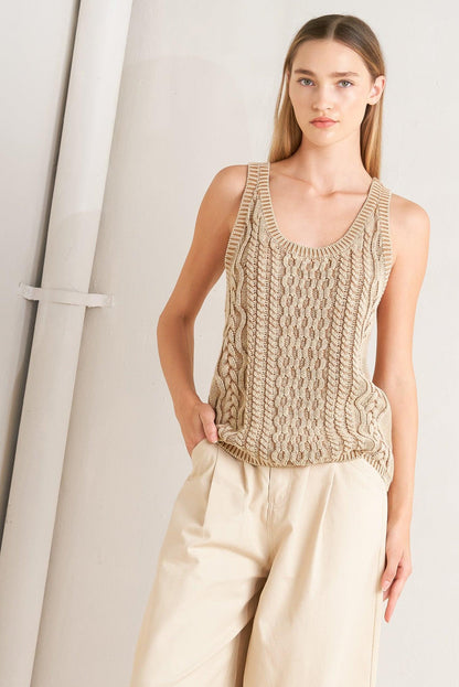 NEVER FORGET KNIT TANK TOP Flying Tomato