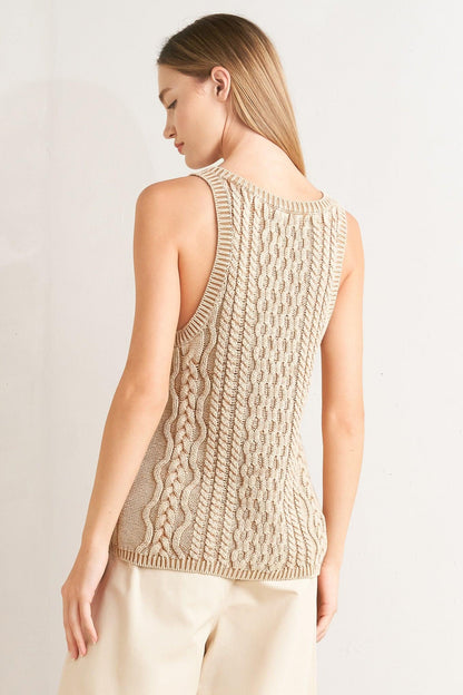 NEVER FORGET KNIT TANK TOP Flying Tomato
