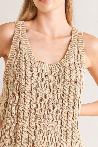 NEVER FORGET KNIT TANK TOP Flying Tomato
