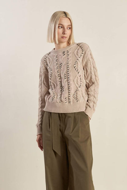 LITTLE BIT IN LOVE SWEATER KNIT TOP Flying Tomato