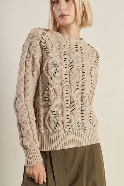 LITTLE BIT IN LOVE SWEATER KNIT TOP Flying Tomato