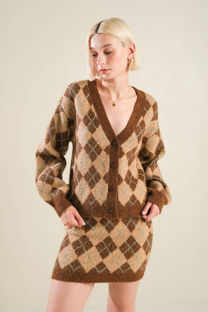 CHAMPAGNE COAST SWEATER CARDIGAN Flying Tomato