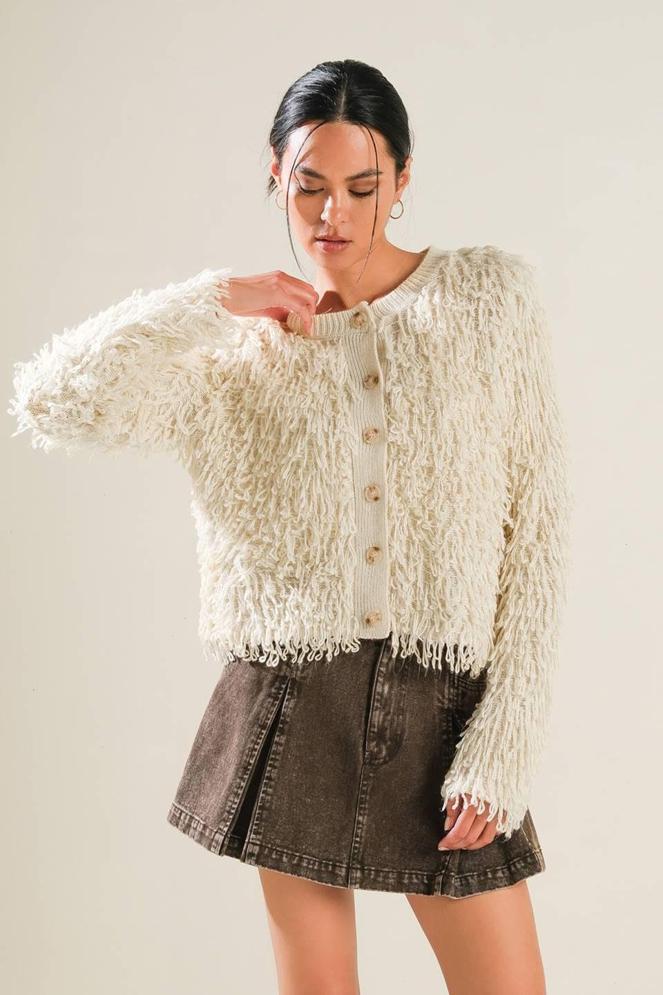 LIVE IN THE NOW SWEATER CARDIGAN Flying Tomato