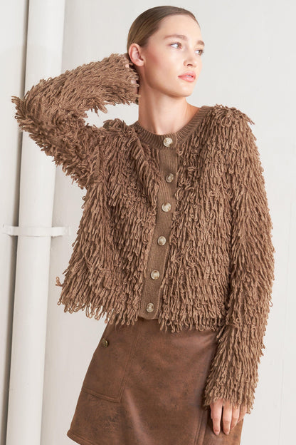 LIVE IN THE NOW SWEATER CARDIGAN Flying Tomato
