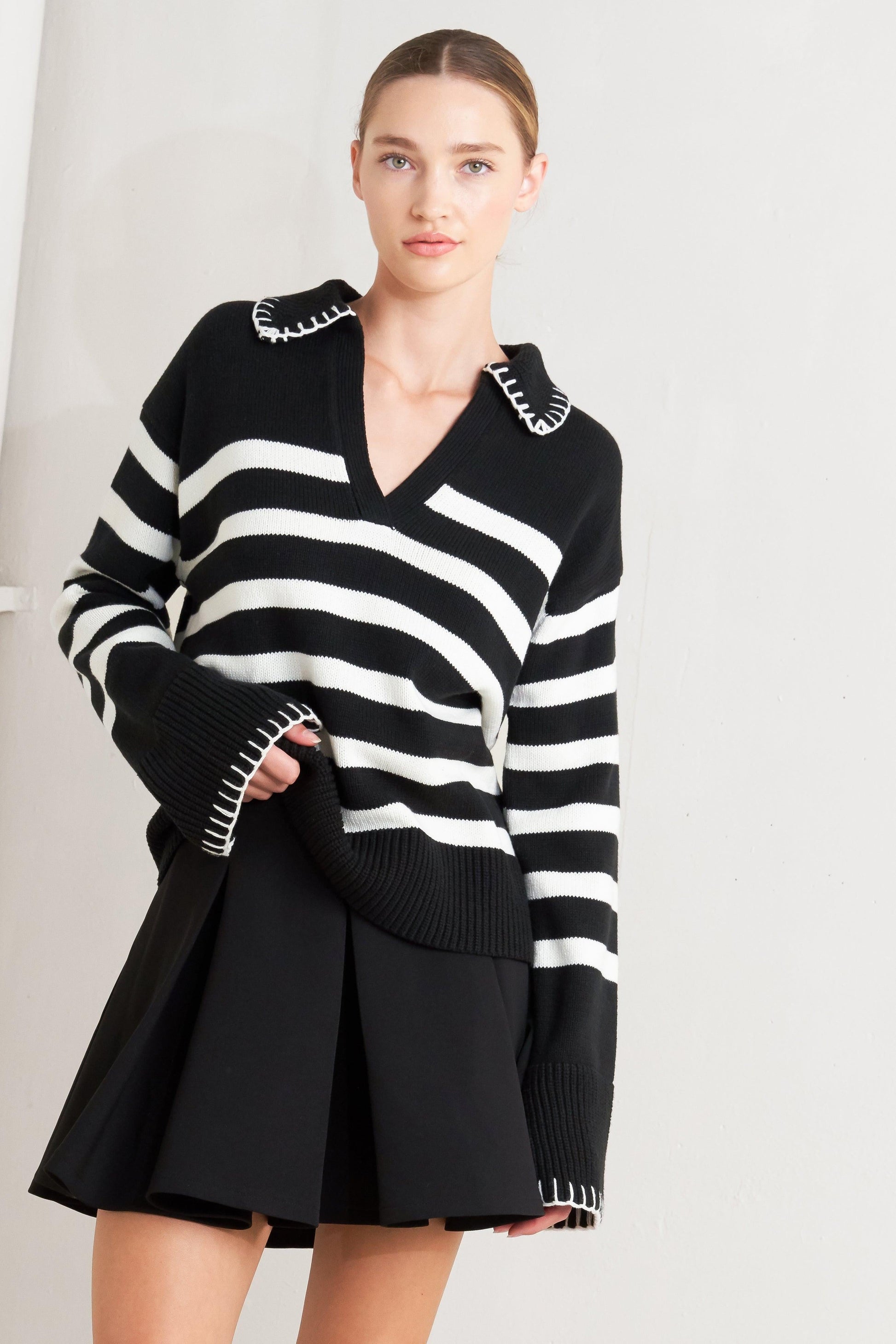 TIMELESS CHARM SWEATER TOP Flying Tomato