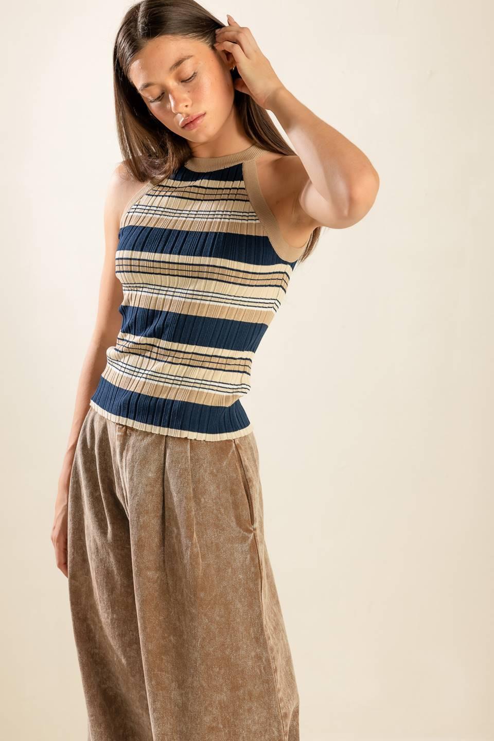 ANYTIME NOW SWEATER KNIT TOP Flying Tomato