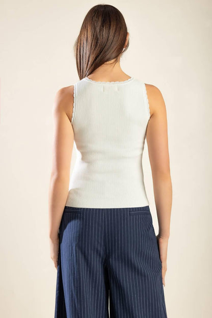THE EVETTE BABY SWEATER KNIT TOP Flying Tomato