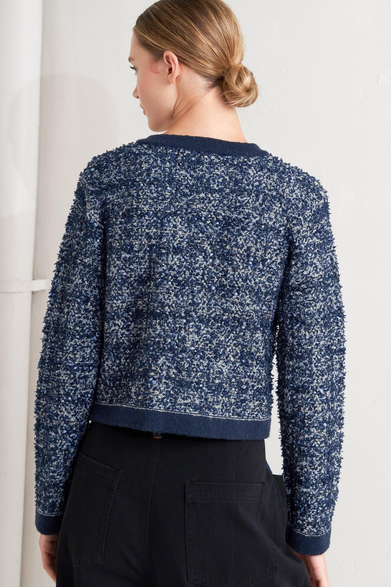 BOUTIQUE GLANCE SWEATER KNIT CARDIGAN Flying Tomato