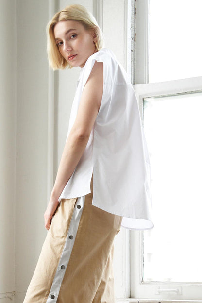 MUCH TO CELEBRATE POPLIN TOP Flying Tomato