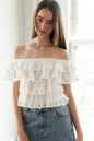 LOVELY EXISTENCE OFF SHOULDER TOP Flying Tomato