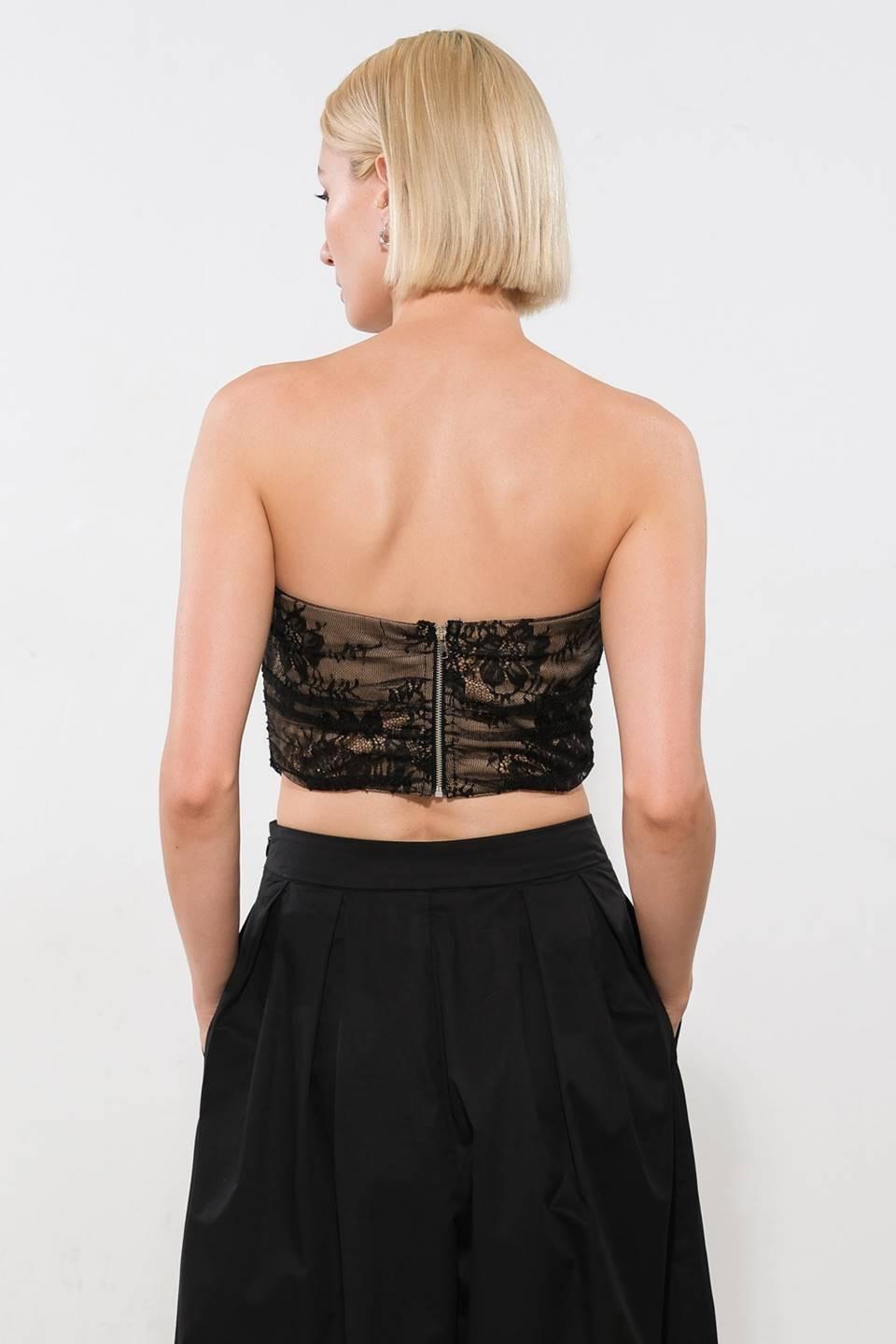 BE THE EXCEPTION LACE CROP TOP Flying Tomato