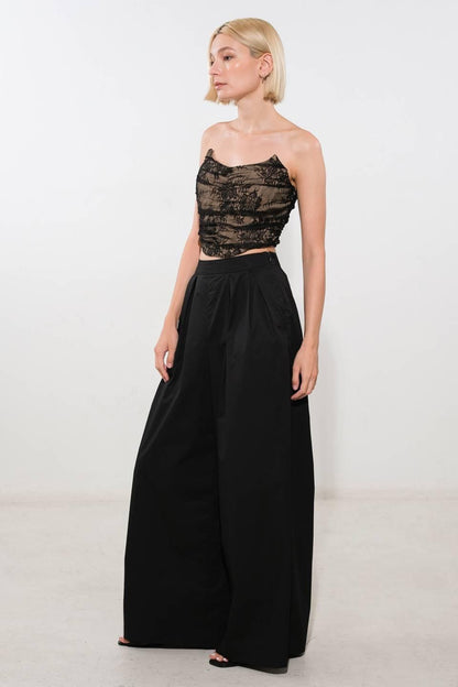 BE THE EXCEPTION LACE CROP TOP Flying Tomato