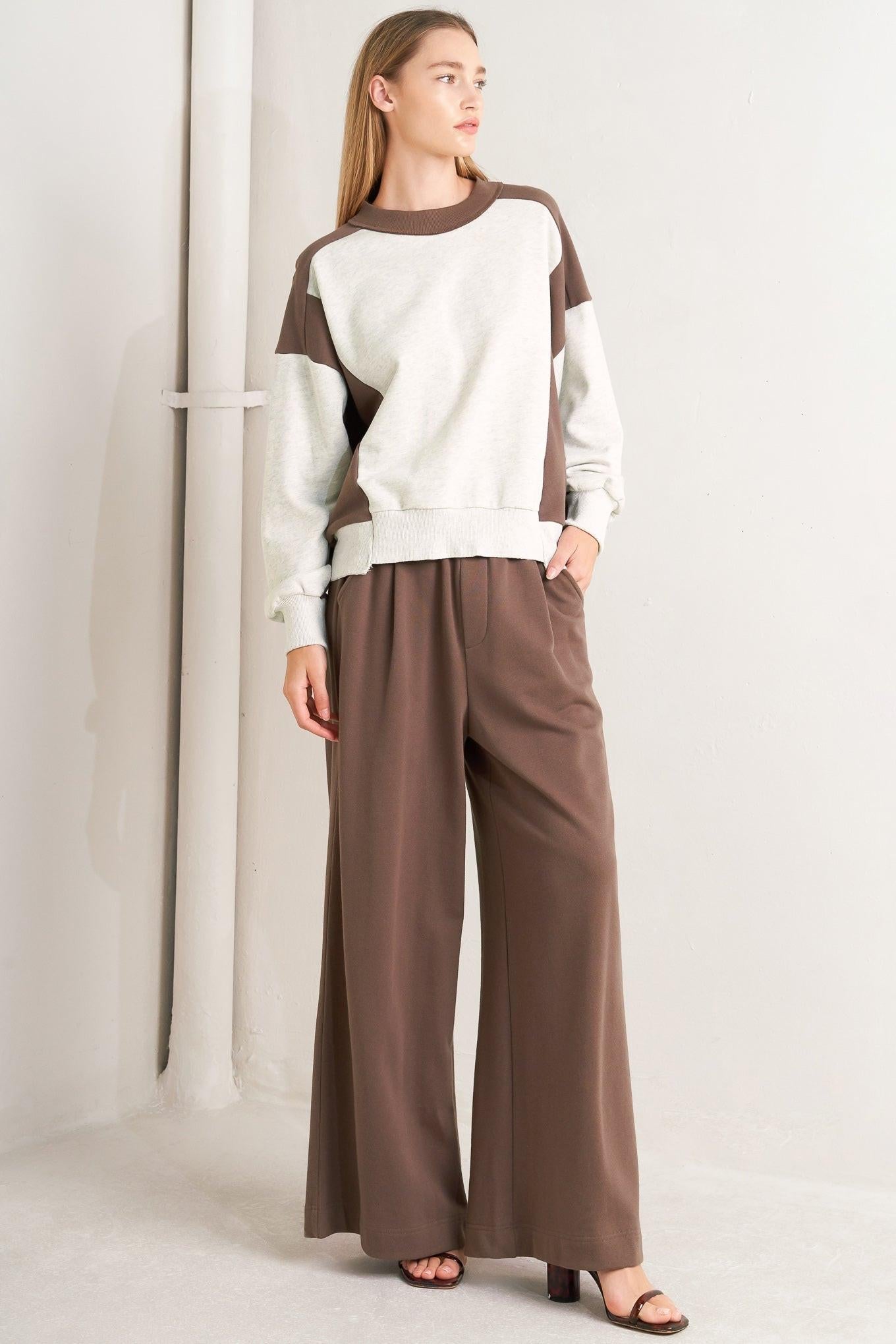 IN TOO DEEP PULLOVER KNIT TOP Flying Tomato