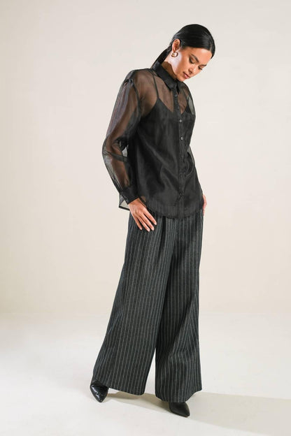 LOVE OVER FEAR ORGANZA TOP Flying Tomato