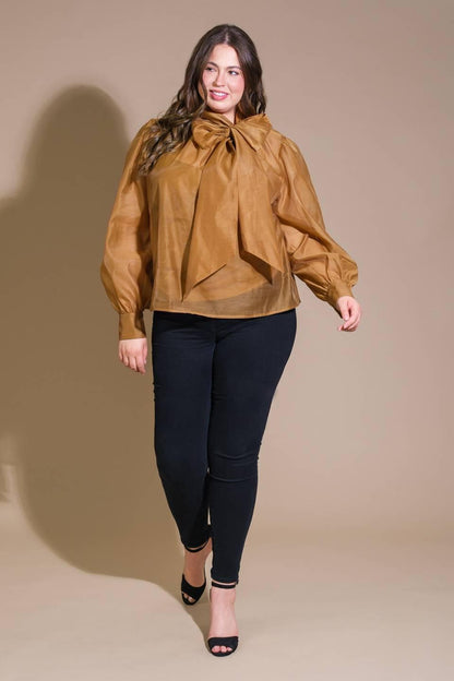 ON THIS DAY ORGANZA TOP Flying Tomato