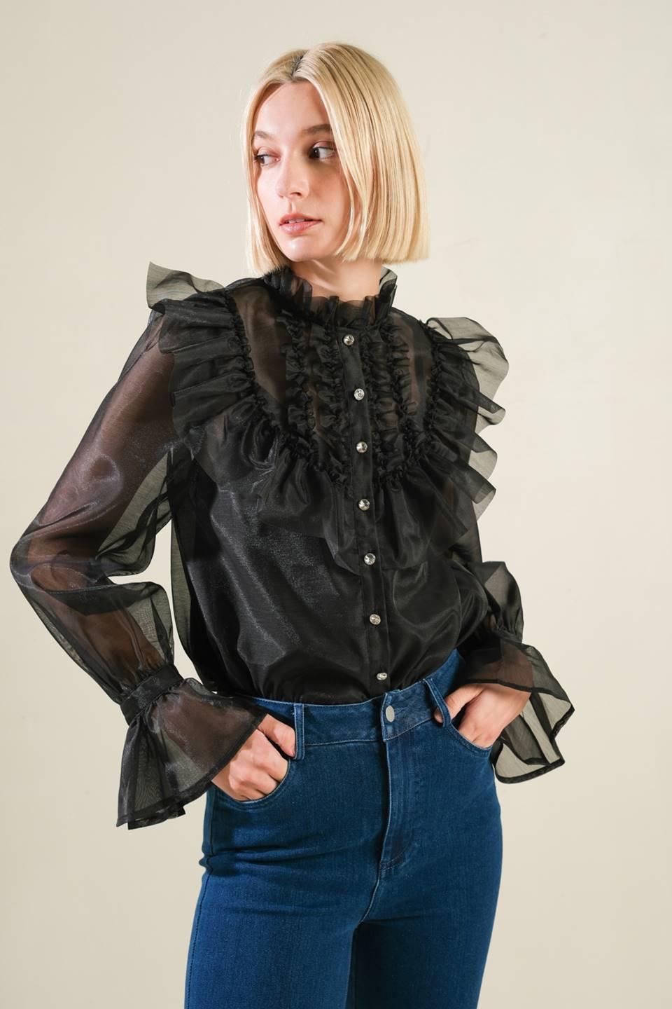 TO MY LOVE WOVEN BLOUSE Flying Tomato