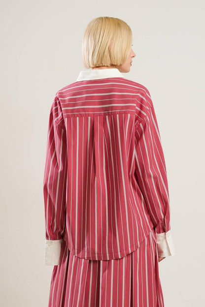 BEHIND THE GRIN WOVEN TOP Flying Tomato