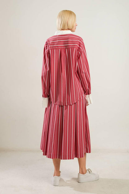 BEHIND THE GRIN WOVEN TOP Flying Tomato