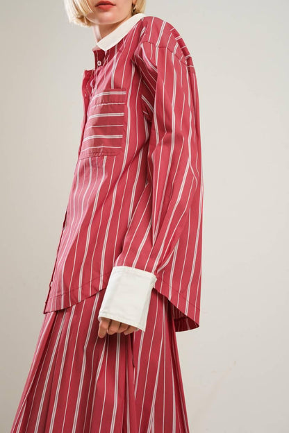 BEHIND THE GRIN WOVEN TOP Flying Tomato