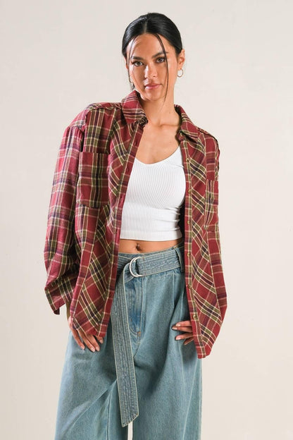 TIMELESS CHARM WOVEN TOP Flying Tomato