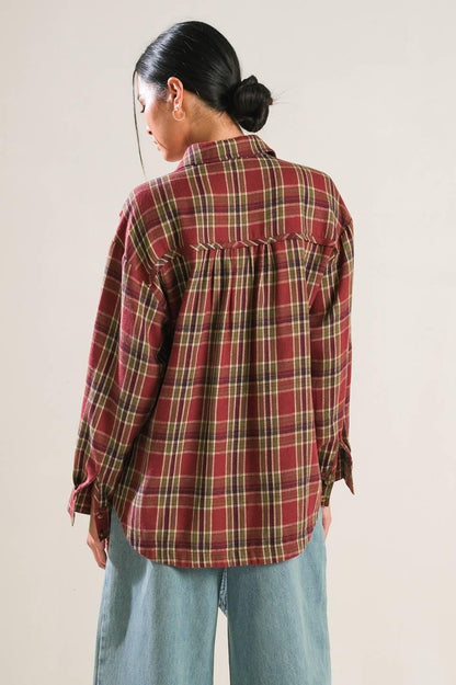 TIMELESS CHARM WOVEN TOP Flying Tomato