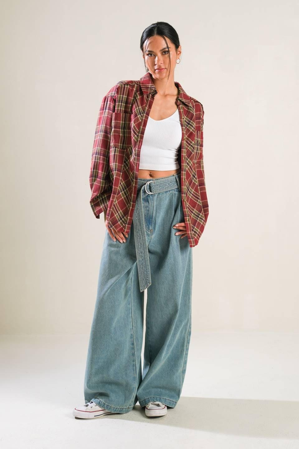 TIMELESS CHARM WOVEN TOP Flying Tomato